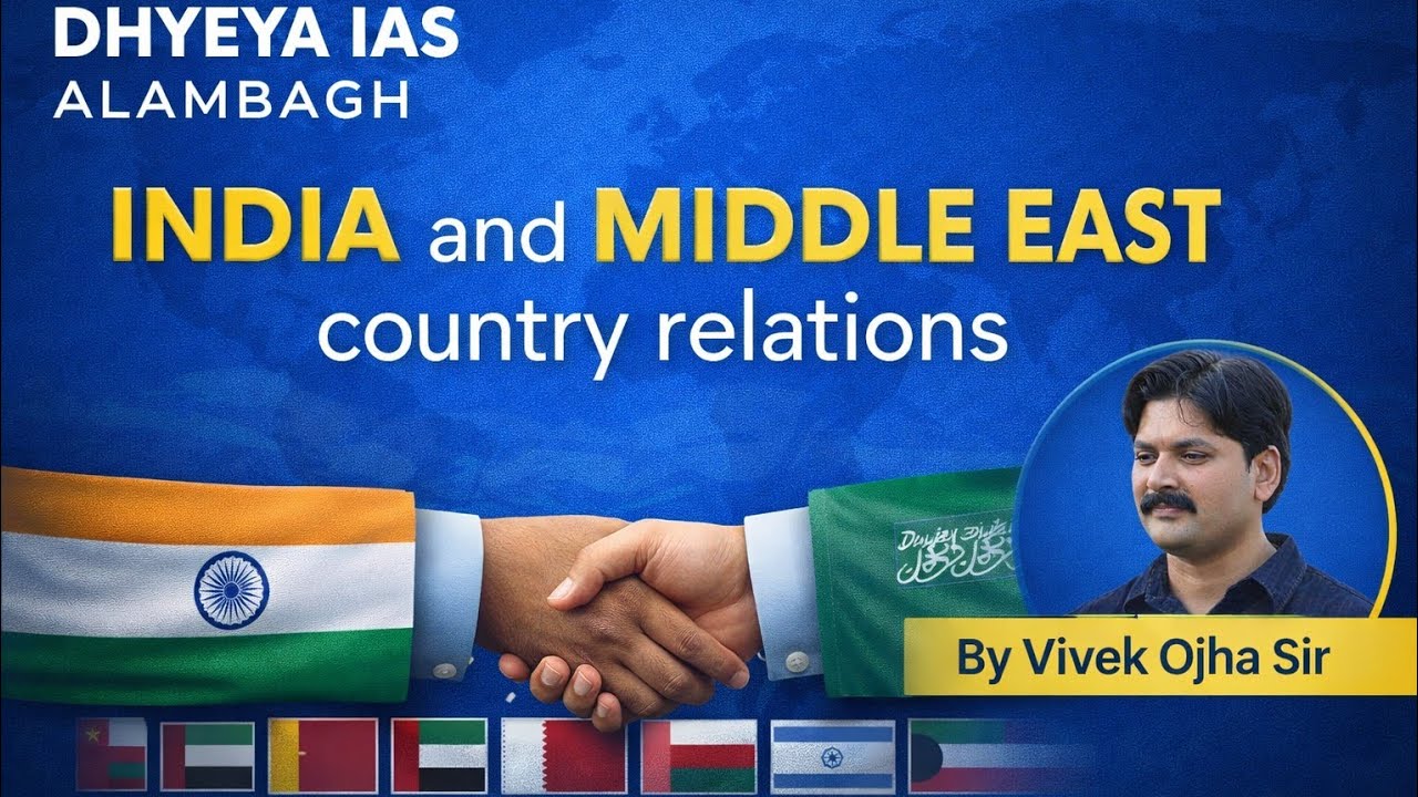INDIA & MIDDLE EAST COUNTRY RELATIONS 