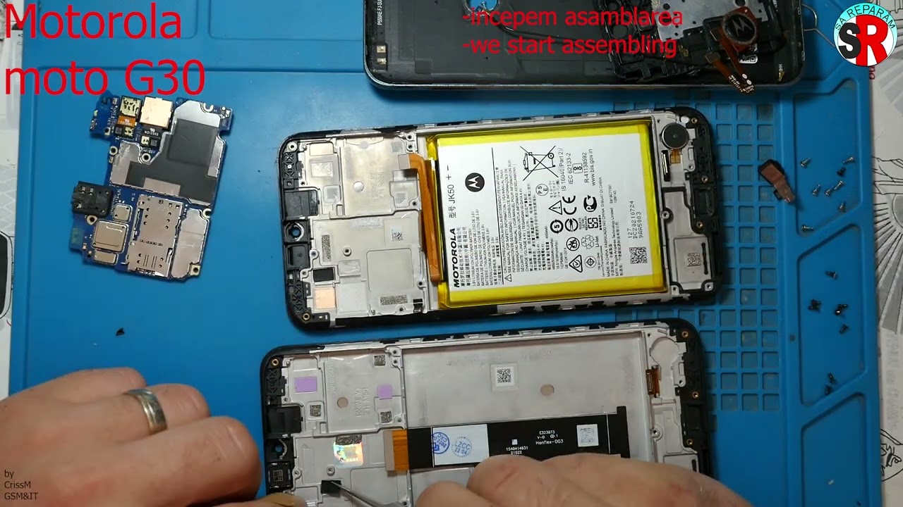 MotorolaMoto G30 schimbare display