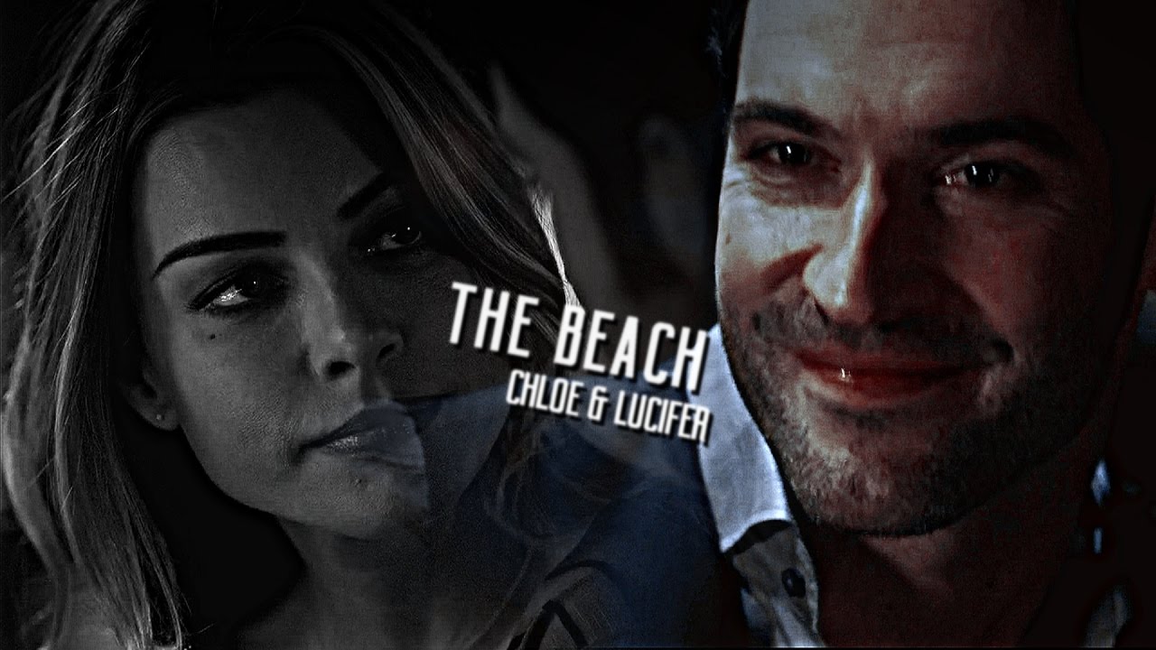 lucifer & chloe || the beach.