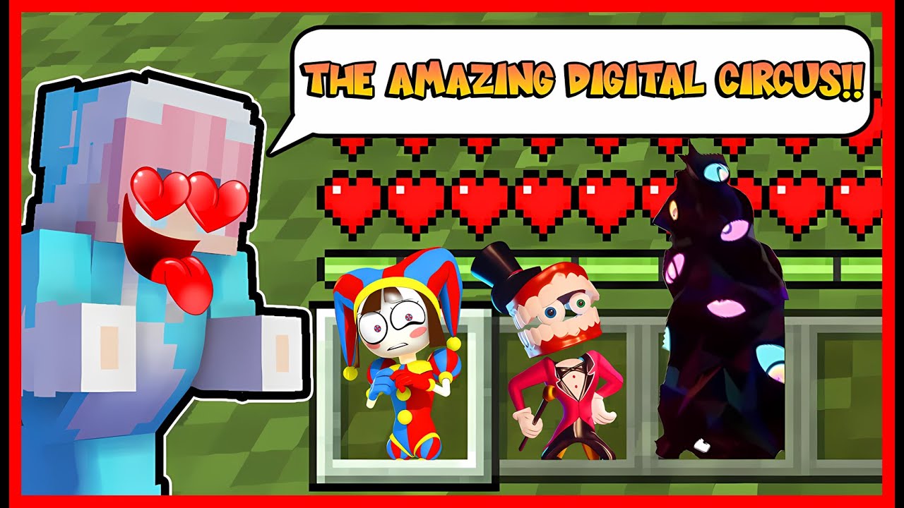 LENGKAP !! ADA THE AMAZING DIGITAL CIRCUS DI MINECRAFT !! Feat @MOMON