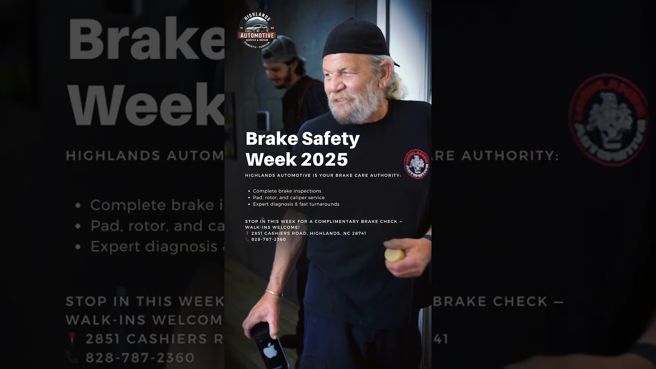 Brake Safety Week 2025 – Keep Your Brakes Road-Ready