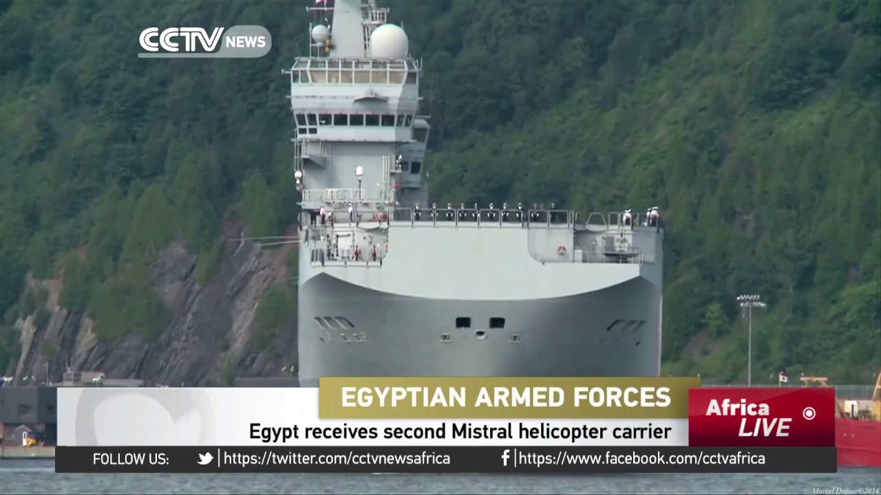 Egypt receives second Mistral helicopter carrier