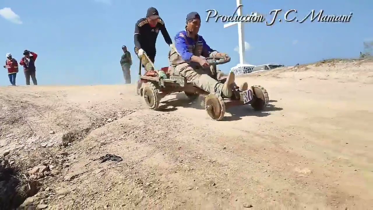 Carrera de cochecitos sin motor, organizado por el Gobierno Municipal de Chulumani gestión 2023