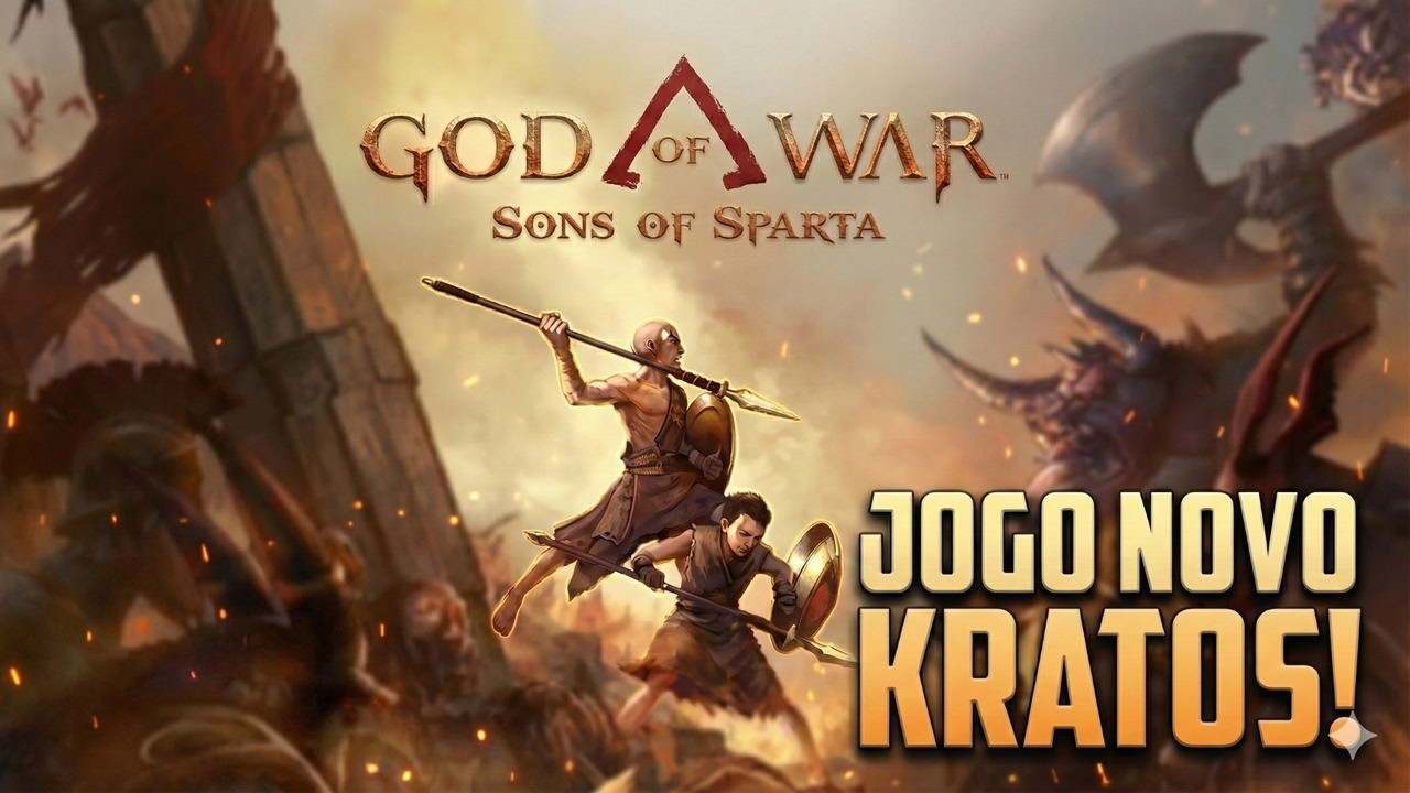 GOD OF WAR: SONS OF SPARTA — ARKEREGAMES NO CONTROLE! EP 05 | PS5 — AUMENTOU A PRESSÃO!