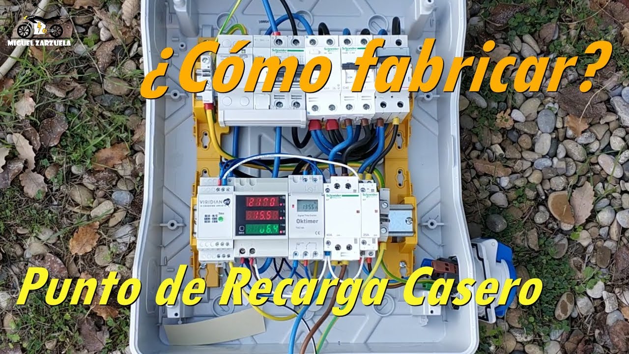ZarzuBrico - Fabricar Punto de Recargar Casero con VIRIDIAN para coches y motos eléctricos