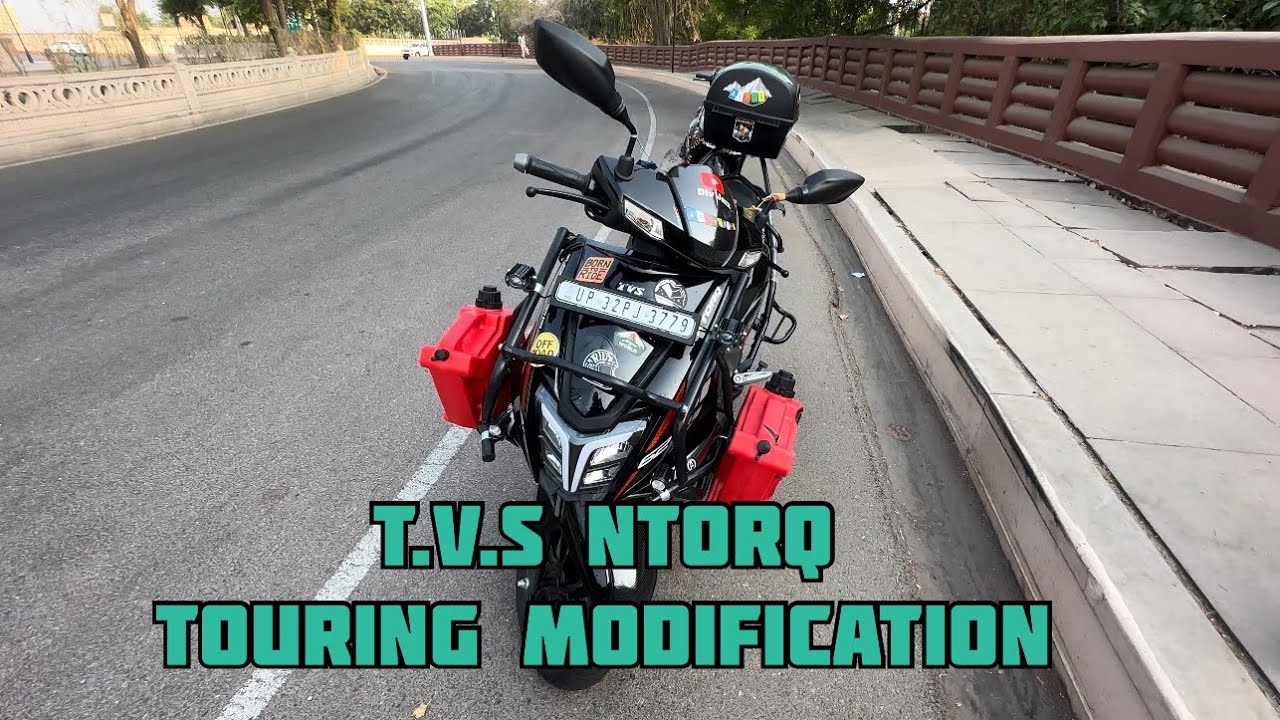 T.V.S Ntorq Touring Modification❤️ #ntorq #modified #youtuber #dailyvlog #viralvideo #trending #vlog