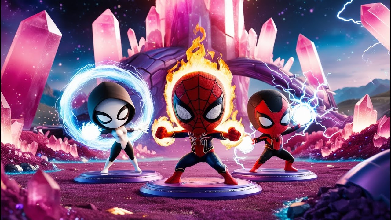 Crystal Battle: Spider Team vs Evil Forces! | Marvel's Spidey and His Amazing Friends