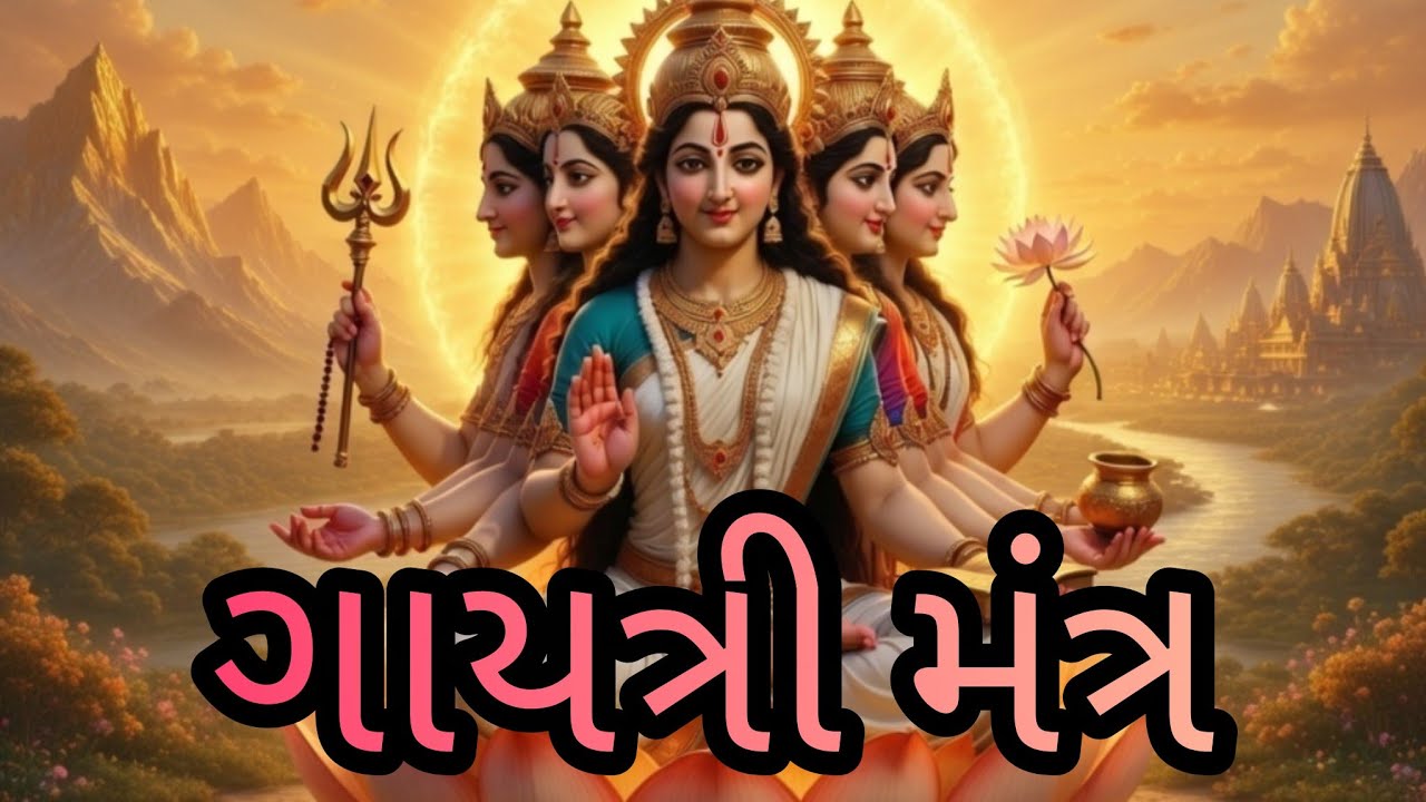✨ગાયત્રી મંત્ર – 30 મિનિટ શક્તિશાળી જપ | શાંતિ અને ધ્યાન માટે વૈદિક મંત્ર 