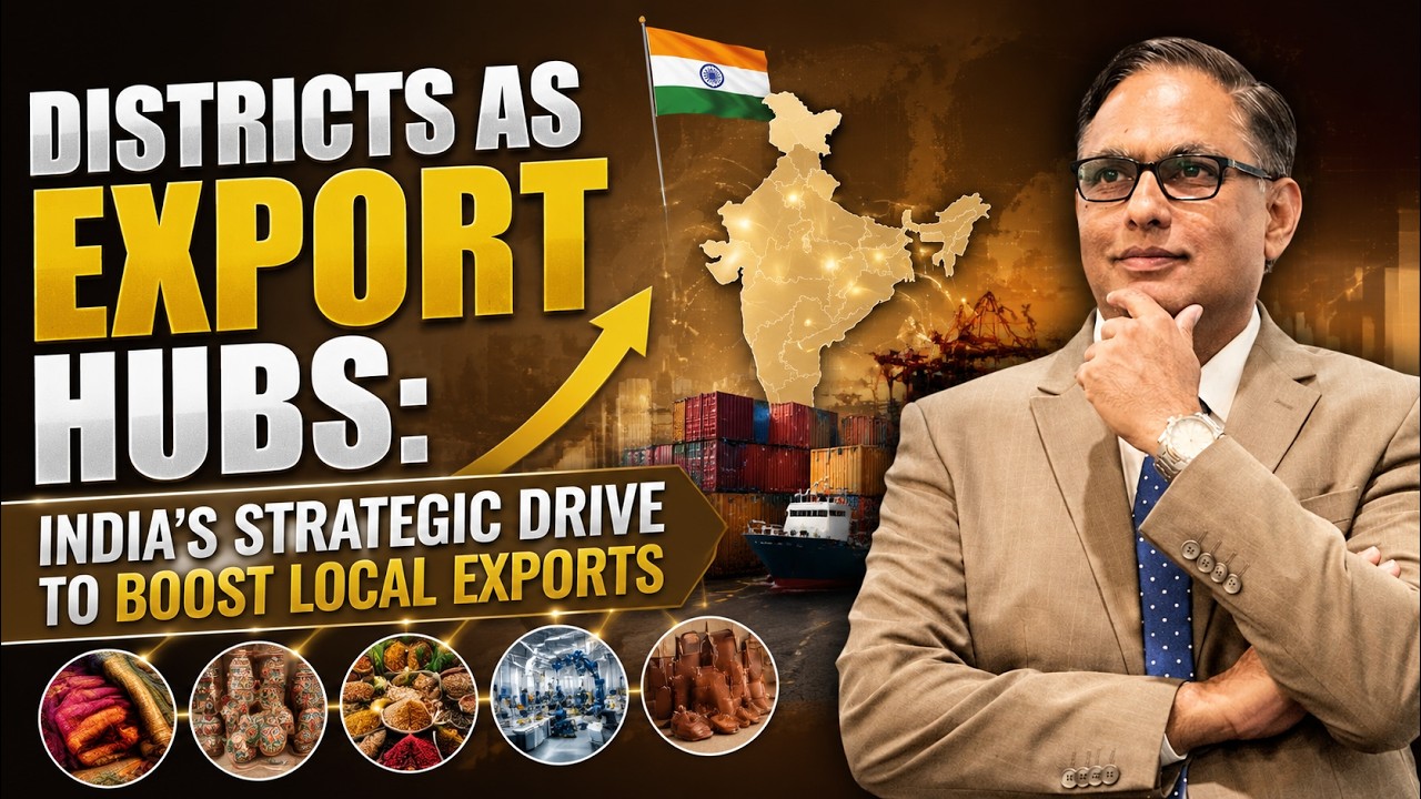 Districts as Export Hubs  India&rsquo;s Strategic Drive to Boost Local Exports