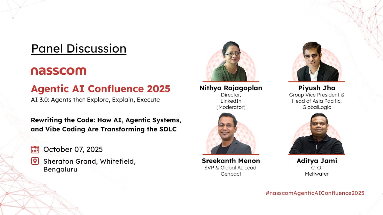 Panel Discussion | Rewriting the Code: How AI, Agentic Systems & Vibe Coding are Transforming SDLC
