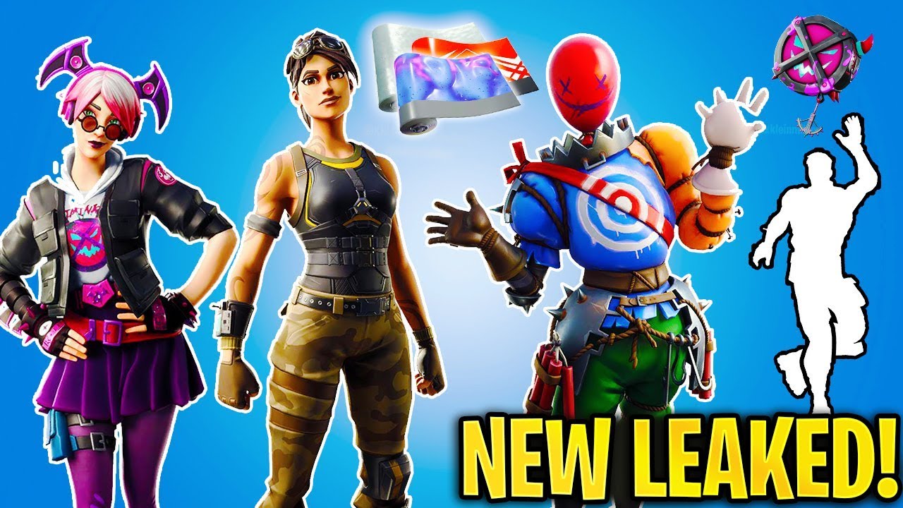 *NEW* Leaked Fortnite Skins & Emotes! (Airhead Skin, Signature Shuffle Emote)