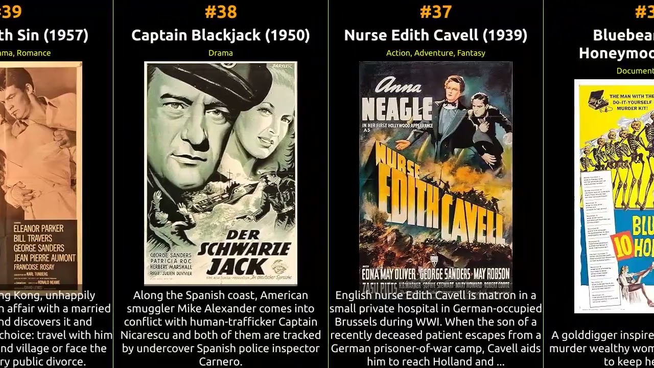 George Sanders - Best movies
