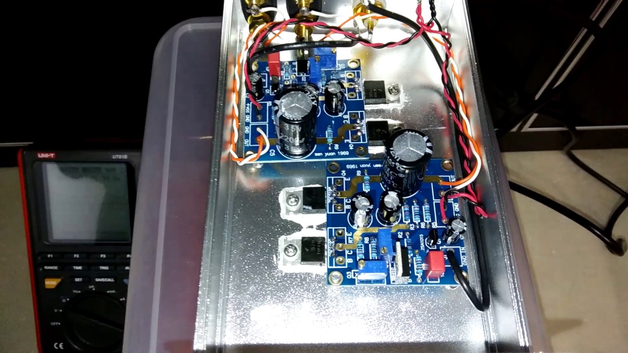 DIY Class A amplifier,  Class-A power amp which based on TIP41C