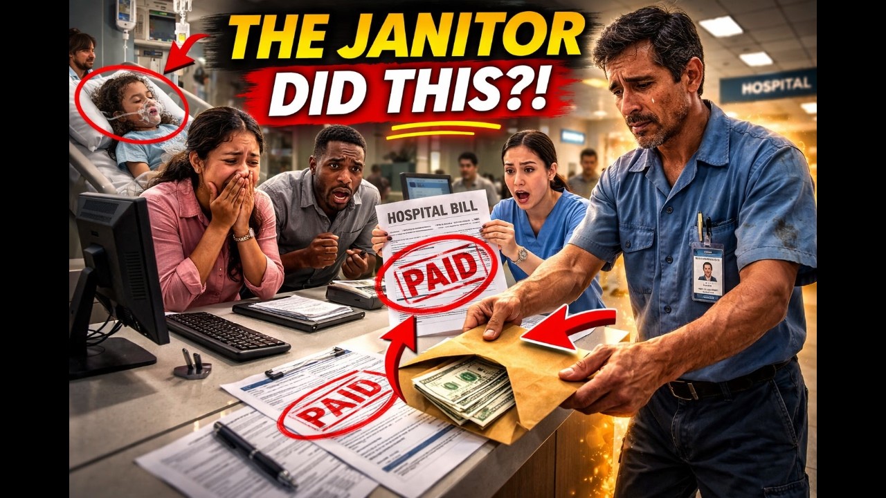 The Janitor Paid Her Hospital Bill… But No One Knew Why