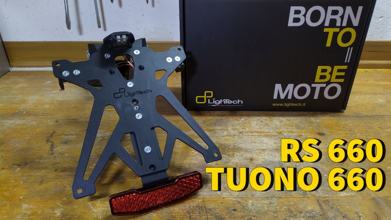 Unboxing porta targa Lightech RS660
