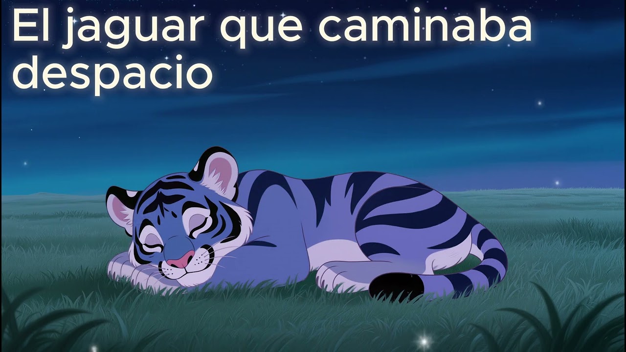 El jaguar que caminaba despacio | Canciones cantadas para dormir niños y bebés