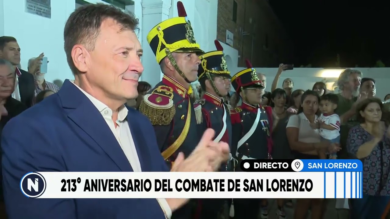 213° aniversario del Combate de San Lorenzo: el presidente participará del acto | TELEFE ROSARIO