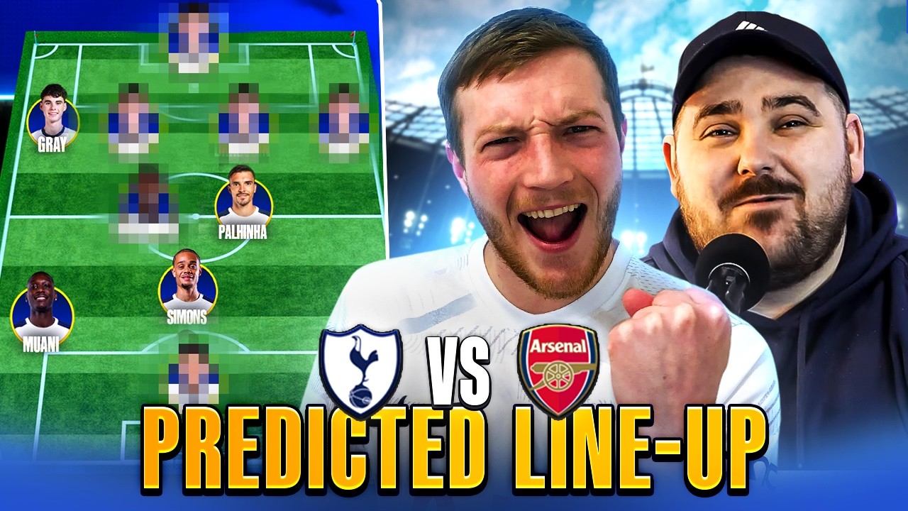 IGOR TUDOR BACK 3 FOR THE NLD! Tottenham vs Arsenal Predicted Lineup
