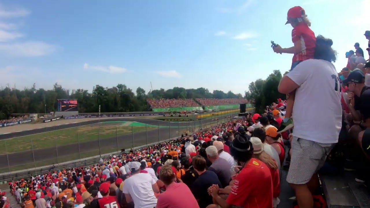 Italian Grand Prix Monza 2024. Leclerc Wins and the Ferrari Fans (Tifosi)  goes BONKERS