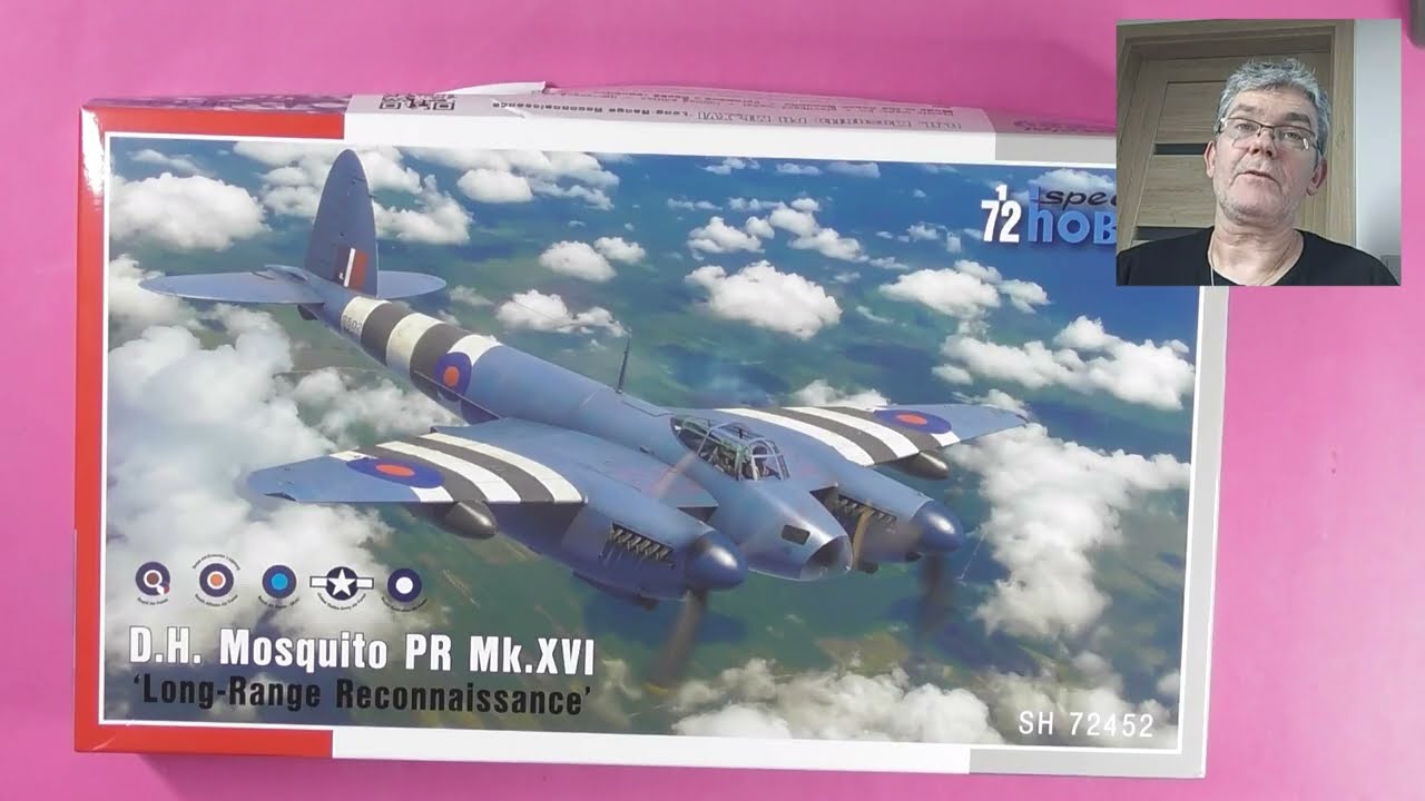 Mosquito PR Mk.XVI 1:72 Special Hobby - Unboxing