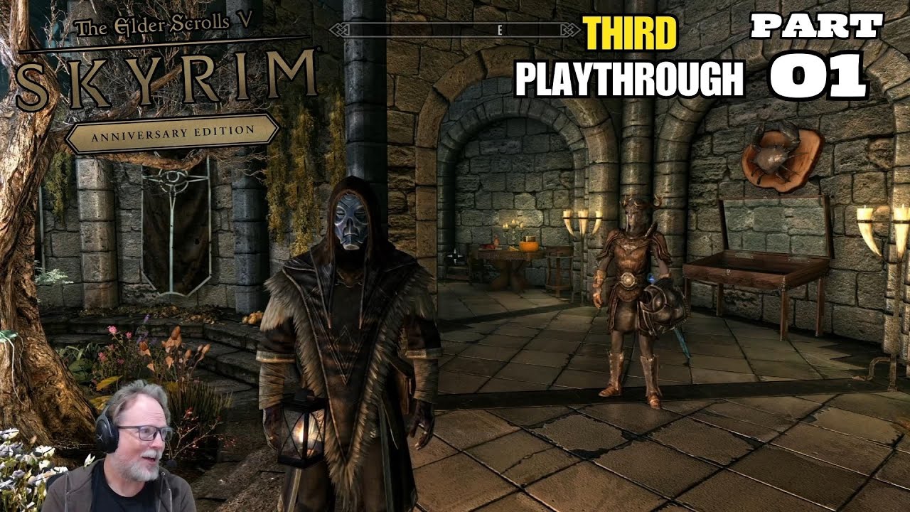 Let's Play The Elder Scrolls V: Skyrim Anniversary Edition - Third Character Part 1