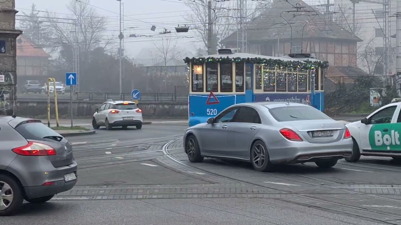 Trams Zagreb 3255 - ZET OLD Advent tram Jagićeva Zagreb.