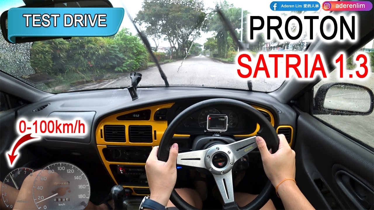 2005 Proton Satria 1.3 GLi SE 5MT | Malaysia #POV [Test Drive] [CC Subtitle]