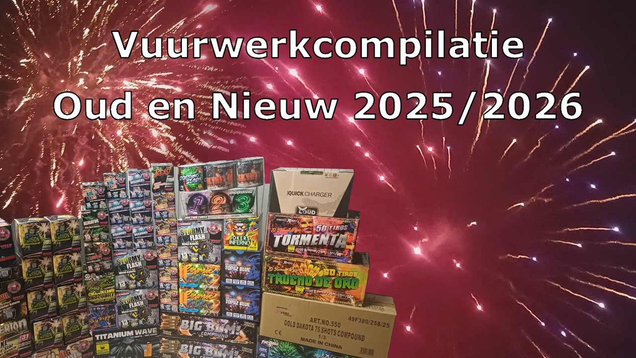 Vuurwerkcompilatie - Oud en Nieuw - 2025/2026
