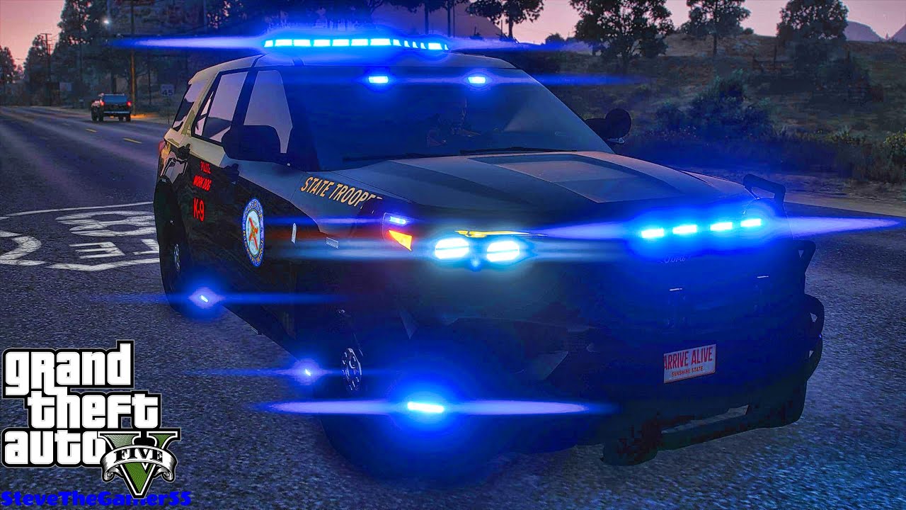 Playing GTA 5 As A POLICE OFFICER Highway Patrol| FHP|| GTA 5 Lspdfr Mod| 4K