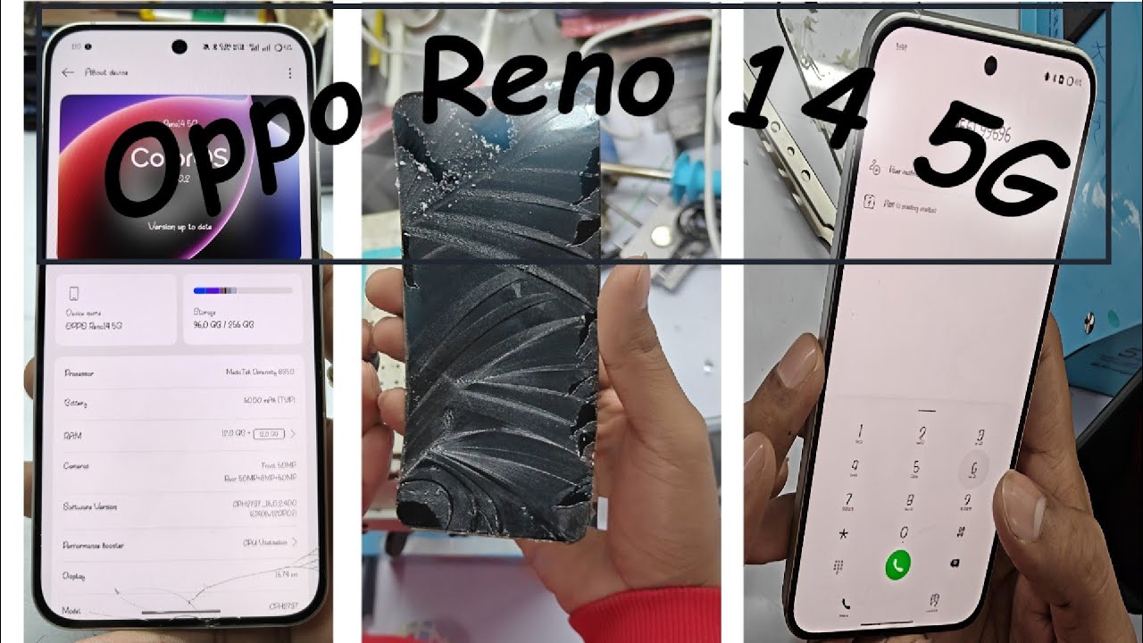 Oppo Reno 14 5G .. Front Glass Replacement Full Method....