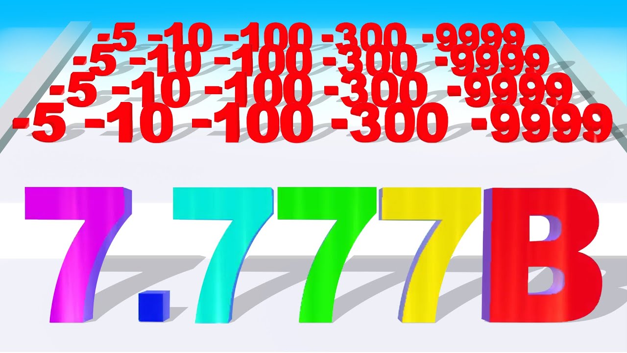 Max Level Numbers! - NUMBER RUN MERGE SHOOTING (Number Master) #gameluctus #asmrgameplay