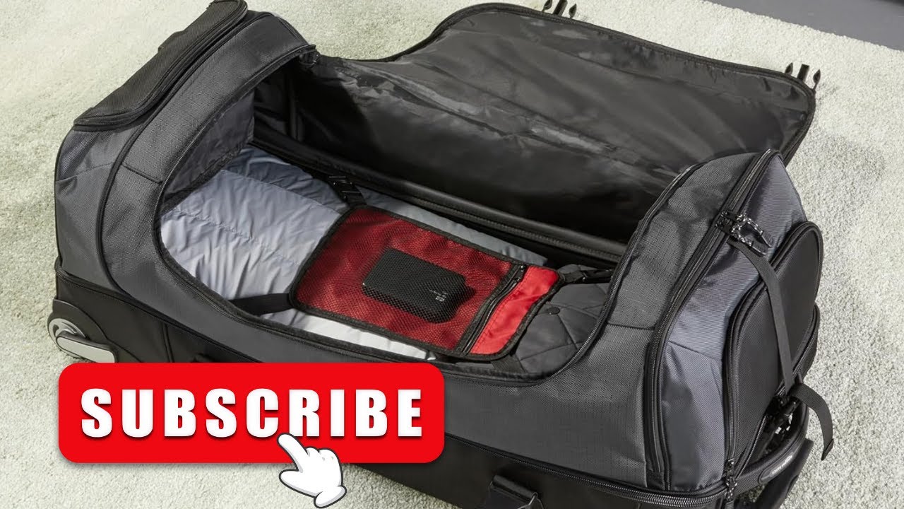 🧳 Amazon Basics 35-Inch Large Rolling Duffle – Ultimate Travel Flexibility!