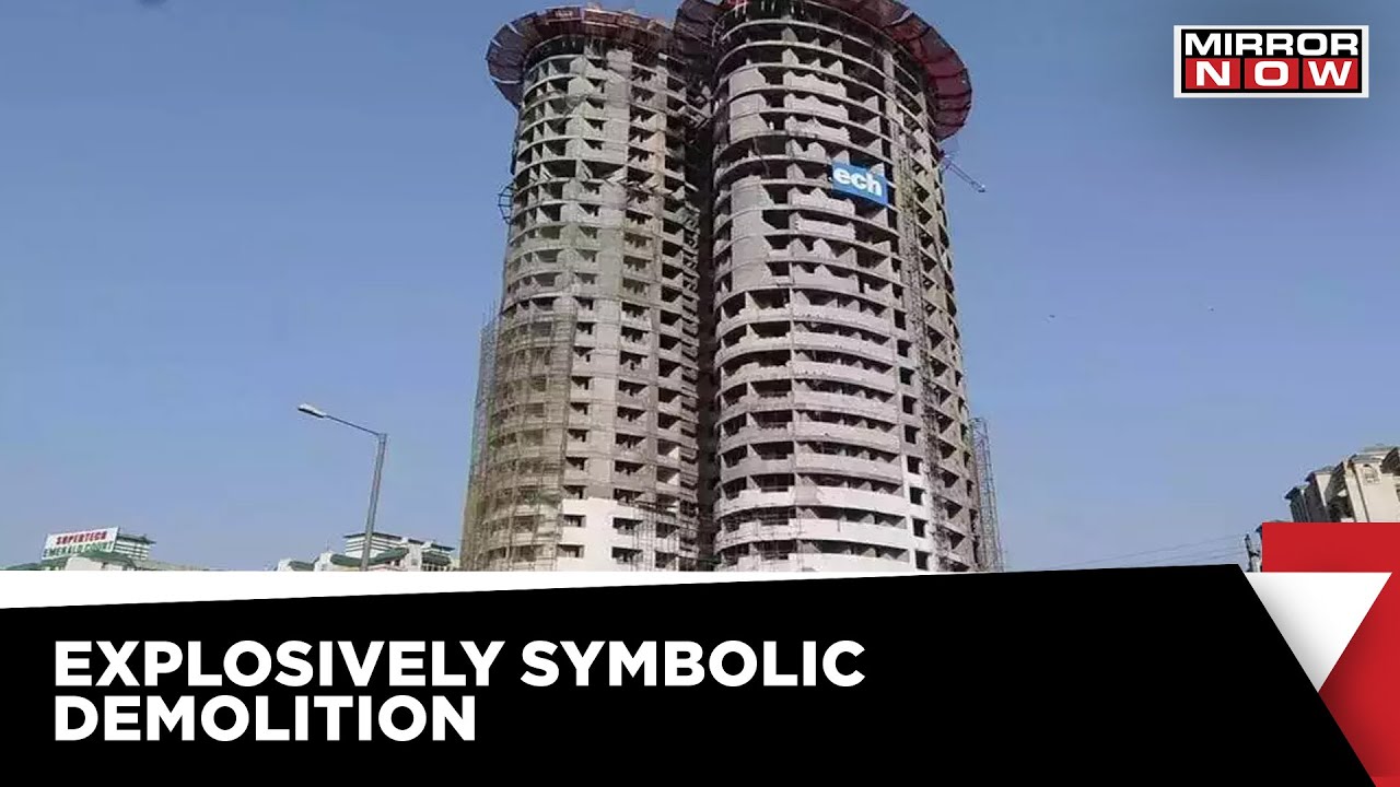 Nodia Twin Towers Are Set To Be Raised Down This Sunday At 2:30 Pm | Latest News