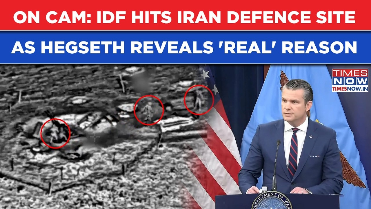 On Cam: Israel Air Force Spots, Destroys Iran Defence System As US' Hegseth Reveals Real War Reason