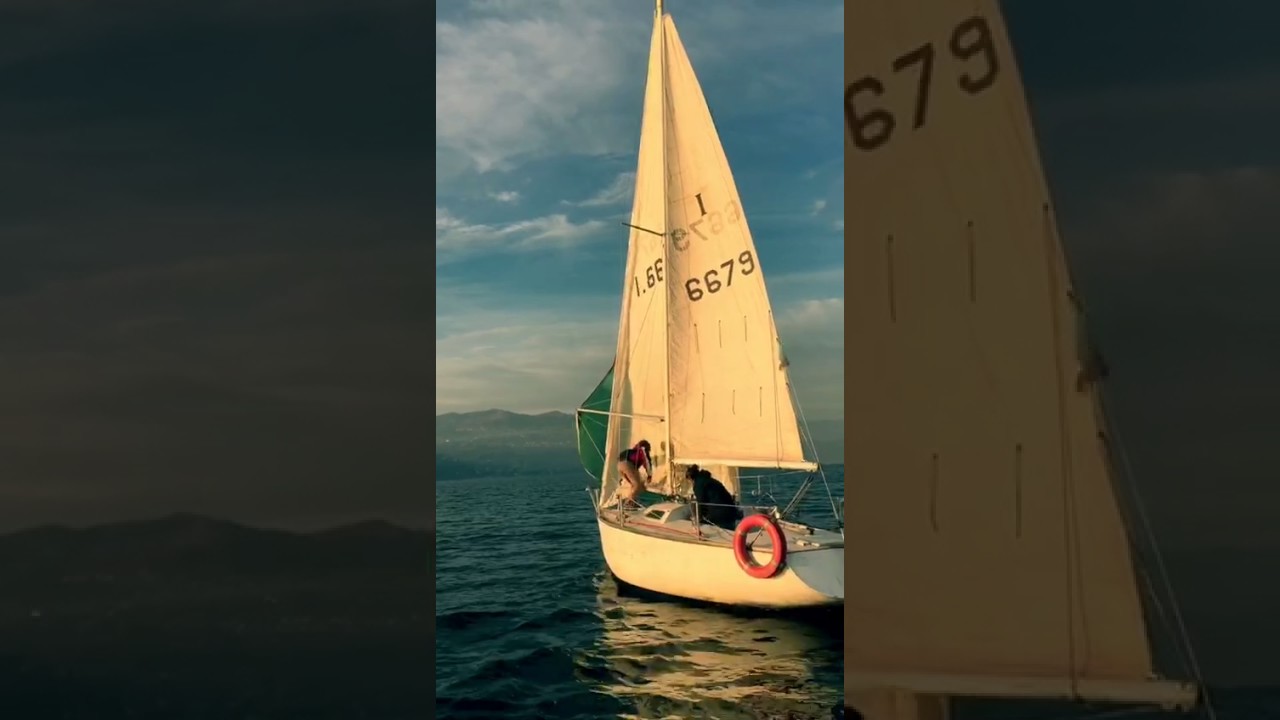 Spinnaker sul Lago Maggiore Dufour 1300
