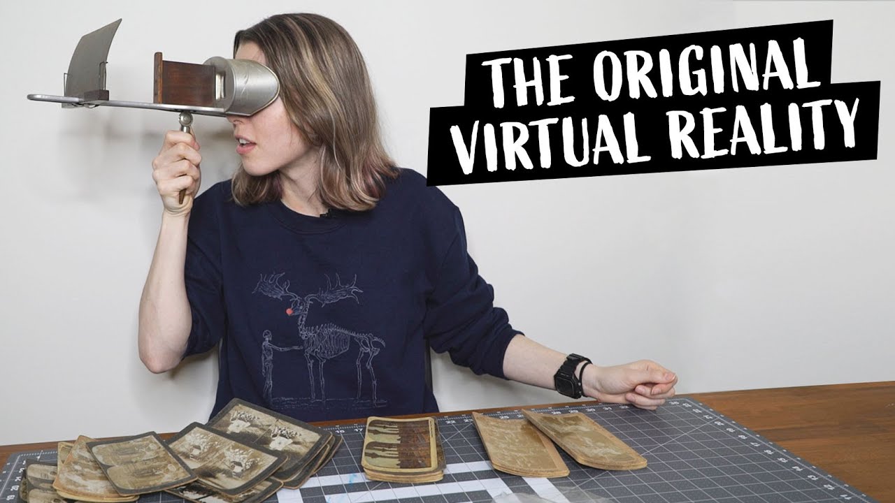 ANTIQUE STEREOSCOPE (over 100 years old!) | Curious Unboxing