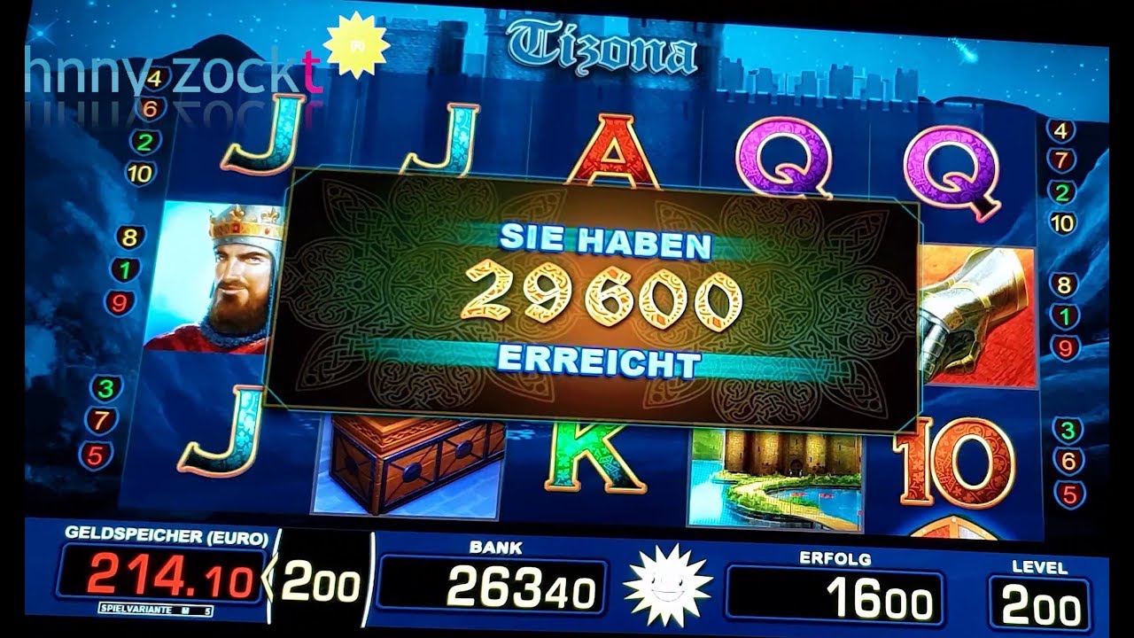 Tizona zahlt 10 Ag's 50c, 1€ u. 2€ Einsatz, Eye of Horus 50, 75c