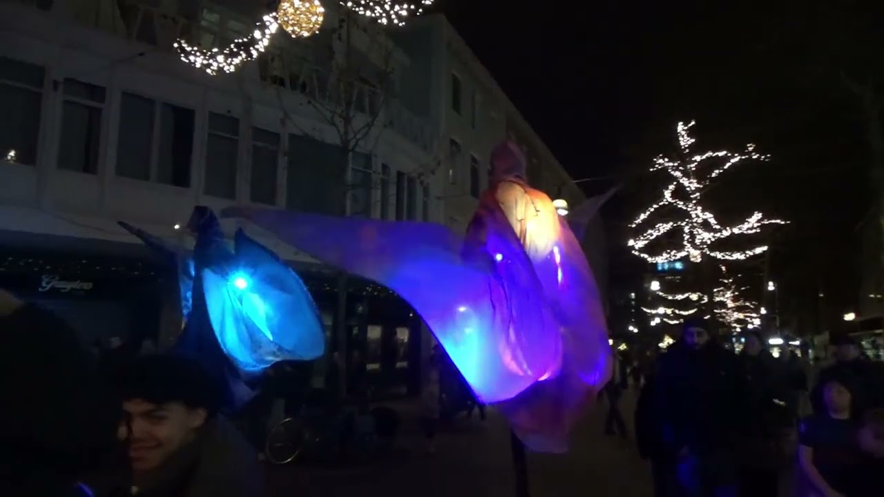 Lights up in enschede, 14-12-2025.