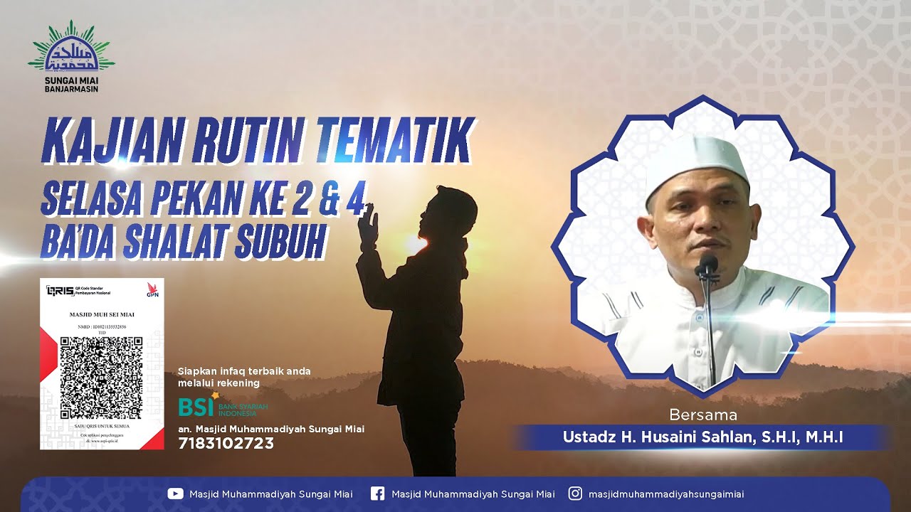[Live] Kajian Rutin Selasa Ba'da Shalat Subuh