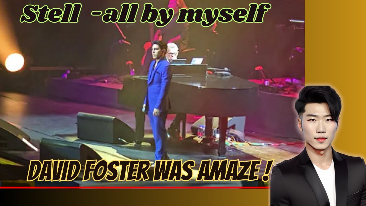 SB19 Stell's Opening Performance All by myself in David foster concert! Reaction video