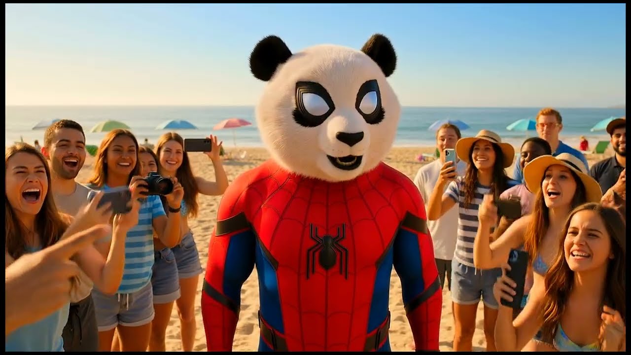 ⚔️ SPIDER-MAN Panda 🆚️ Savage JOKER Panda: Ultimate Arena Battle🔥 | Who Wins?