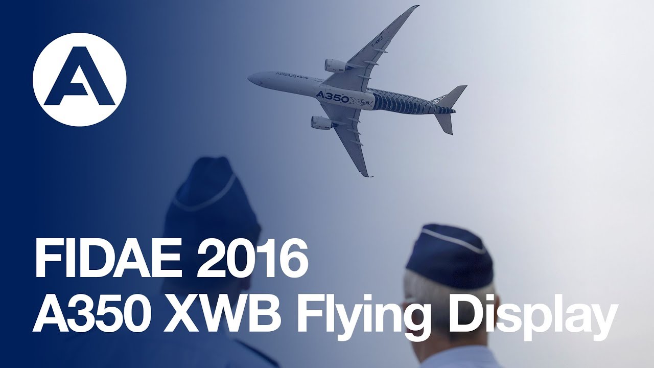 A350 XWB flight demonstration at FIDAE 2016