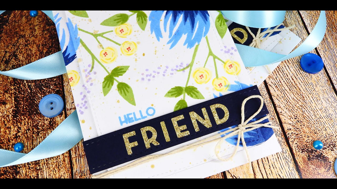 Stamp Layering Background