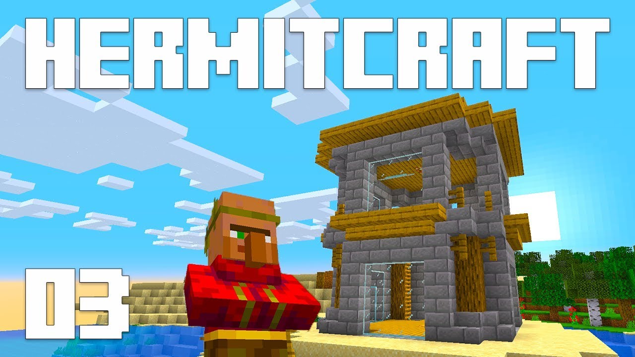 Hermitcraft 7 - Ep. 3: VILLAGERS AND BASE REBUILD! (Minecraft 1.15.2) | iJevin