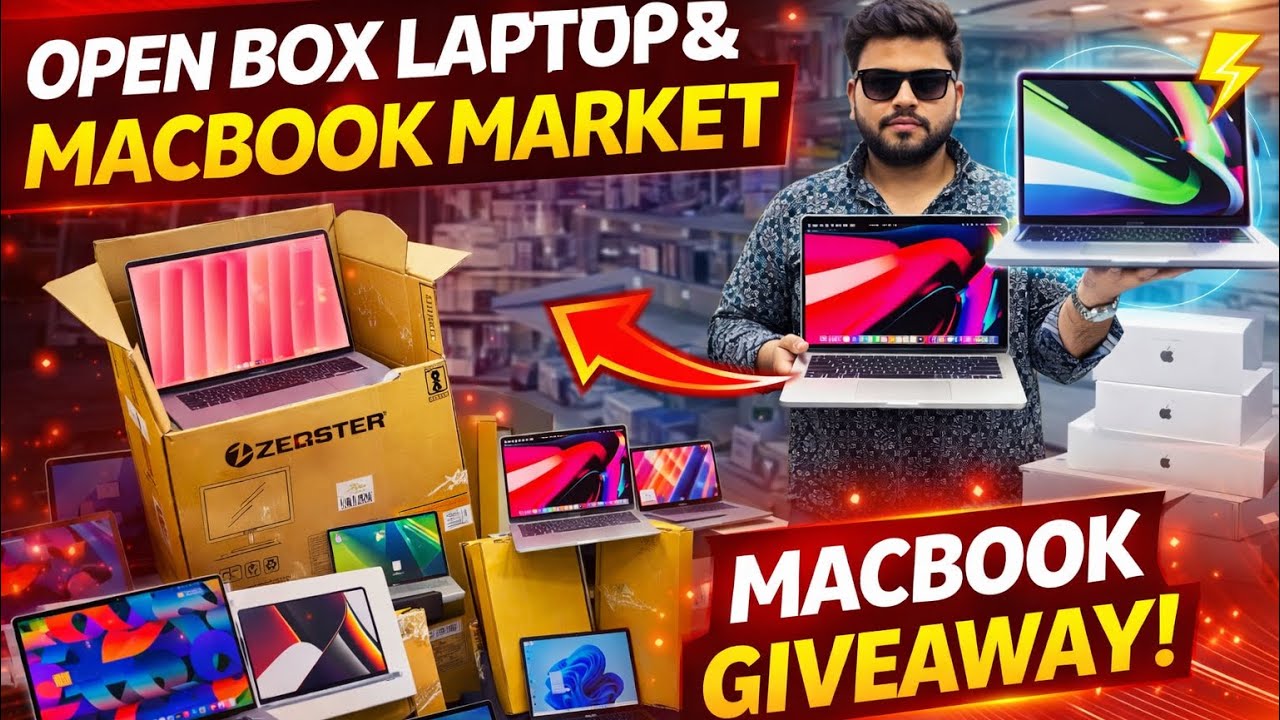 Open Box Laptop & MacBook | Second Hand Laptop Market in Delhi | Used & Refurbished Laptop In Delhi
