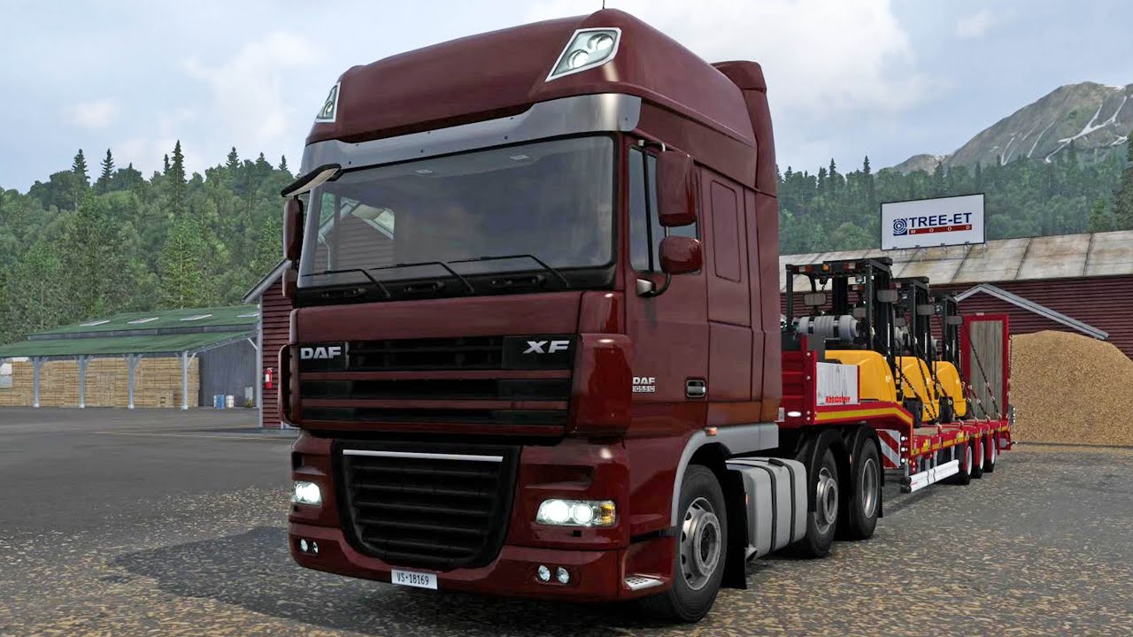 Euro Truck Simulator 2 - DAF XF105 (Super Space) - Gameplay (PC UHD) [4K60FPS]