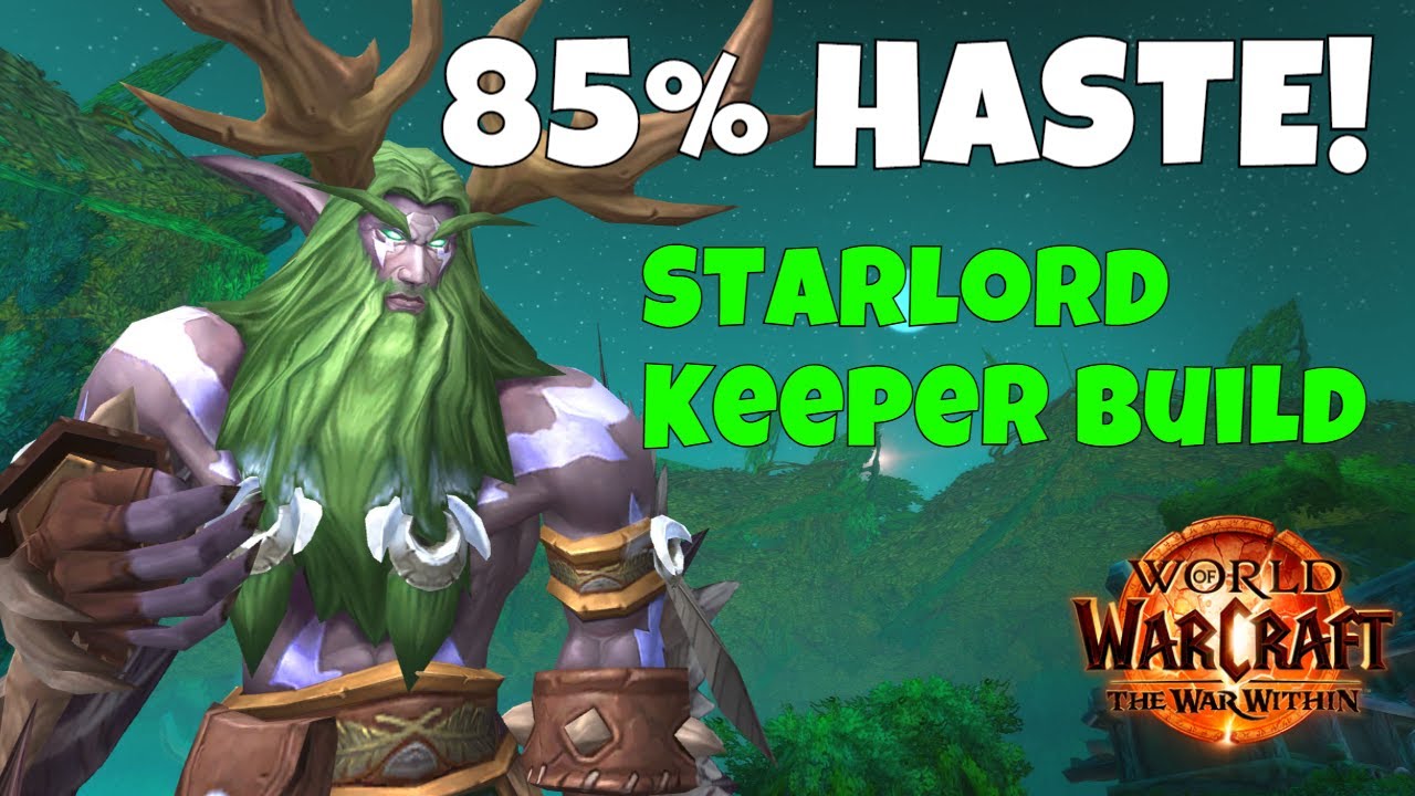 85% Haste Starfall? Keeper of the Grove Starlord Build! Balance Druid PVP Wow 11.1