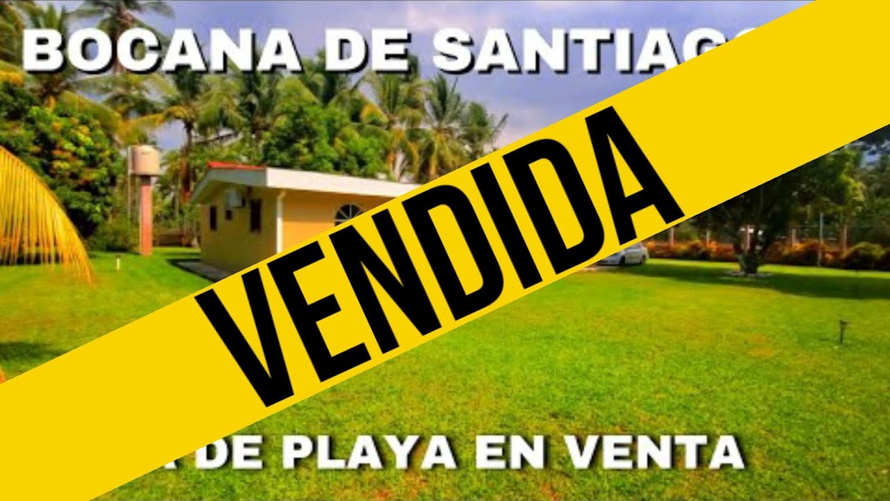 VENDIDA 😎ESPECTACULAR CASA DE PLAYA EN LA BOCANA DE SANTIAGO AHUACHAPAN|CASA DE VENTA EN EL SALVADOR