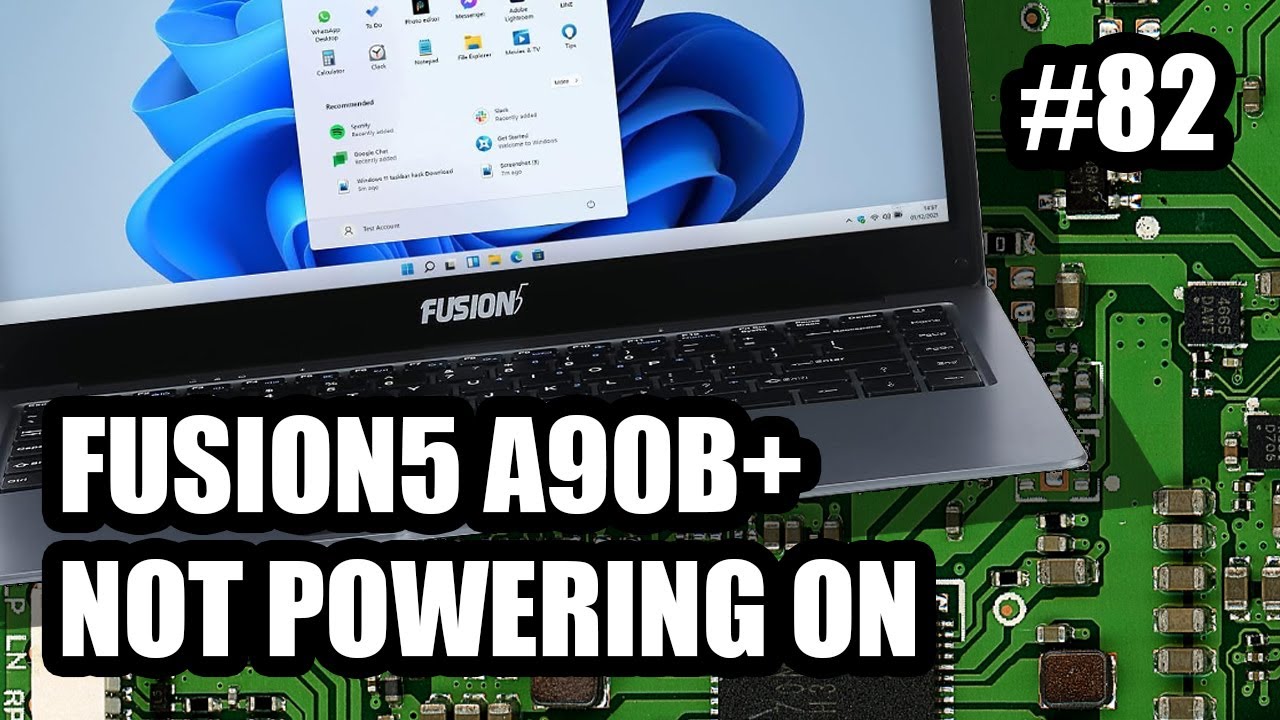 FUSION 5 LAPBOOK A90B+ PRO - NOT POWERING ON