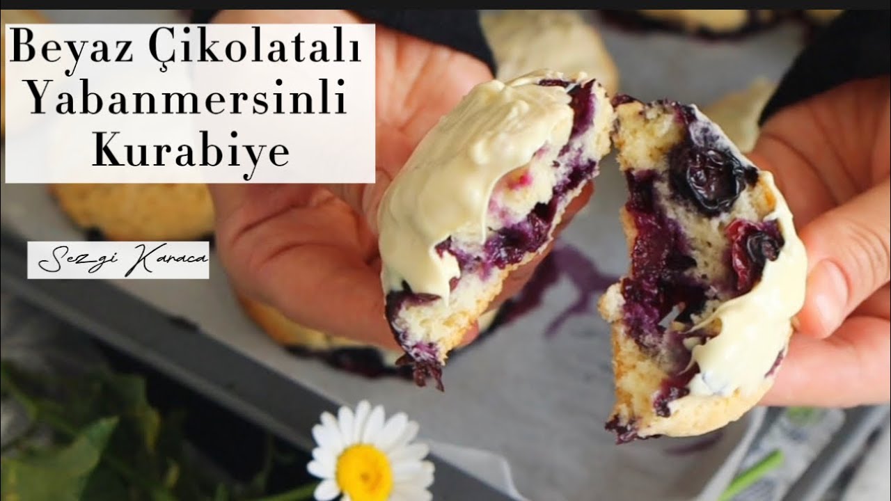 🫐🍪Beyaz Çikolatalı Yabanmersinli Kurabiye